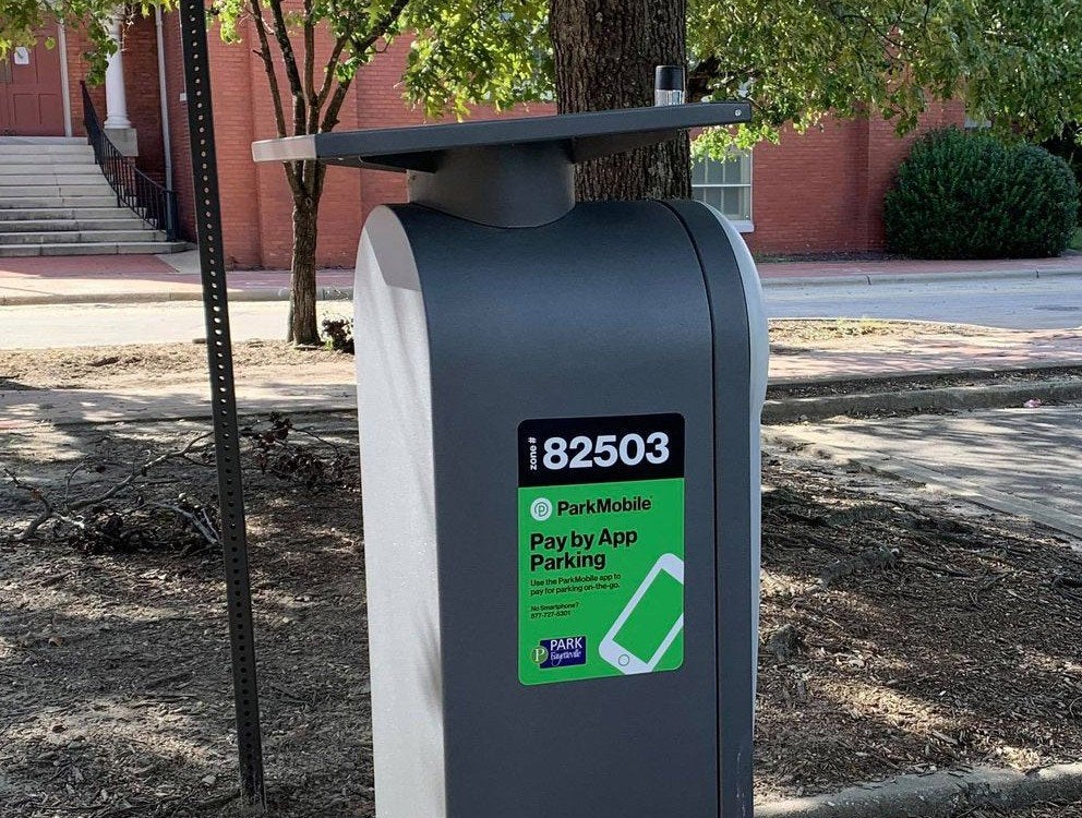 Downtown Fayetteville Parking Meter