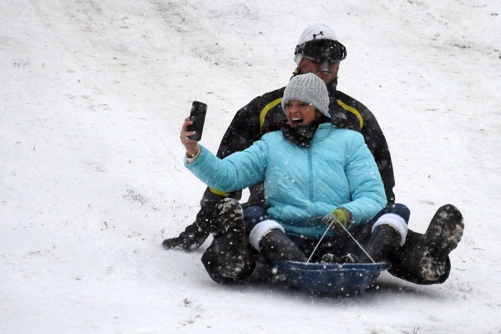 Winter Storm Brings Rare Snowfall To North Carolina