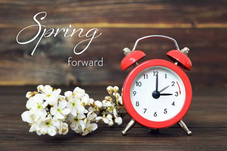 Spring Forward This Weekend, Daylight Saving Time Is Here