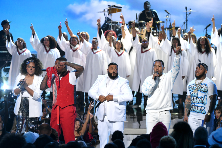 John Legend & DJ Khaled Pay Tribute to Nipsey Hussle at BET Awards 2019 -  Watch Now: Photo 4313218, 2019 BET Awards, BET Awards, DJ Khaled, John  Legend, Nipsey Hussle Photos