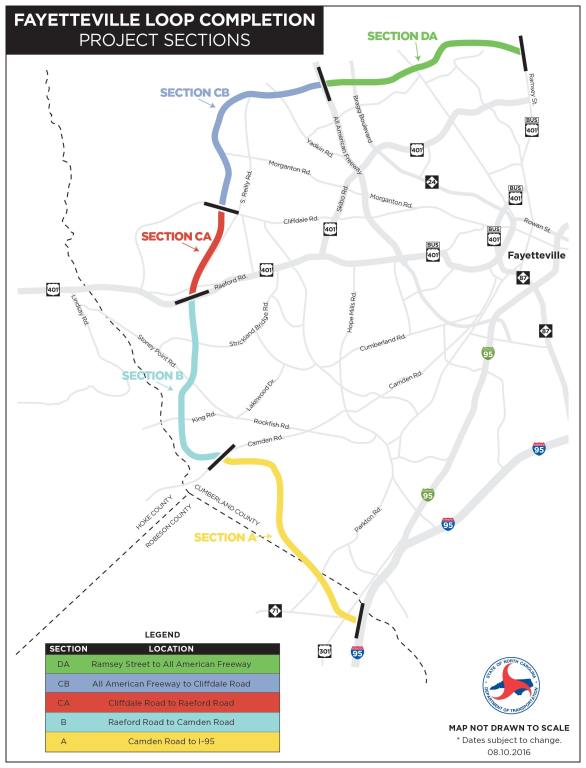 Fayetteville Outer Loop Phase Map